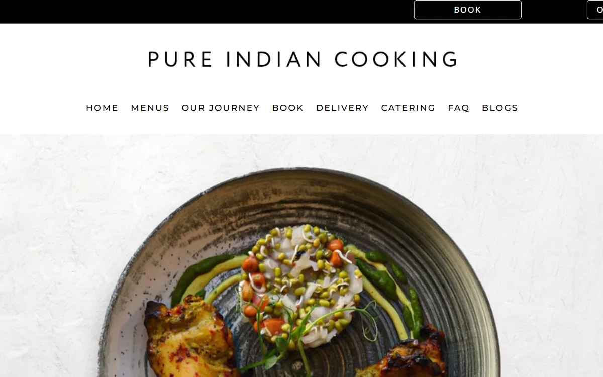 Pure Indian Cooking — screenshot